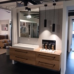 Showroom badkamer opstelling Pelipal, P-Con