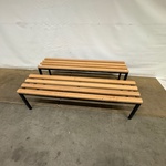 2x Garderobe bank