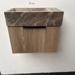 Toiletmeubel met marmer kom Thebalux