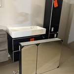 Showroom badkameropstelling zwart