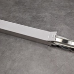 Douche drain, RVS geborsteld