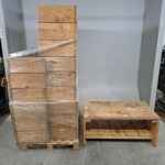 6x Houten Tafel