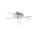 Eglo Lasana 1  Wand/Plafondlamp  1 Lichts  Chroom  Wit