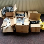 Partij diverse afvalzakken