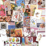 Ca. 9600x Assorti wenskaarten met envelop per stuk in folie verpakt