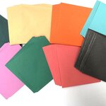 Ca. 38000x Vierkante enveloppen – verschillende kleuren