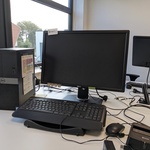 Computer met beeldscherm Dell, Optiplex 7050, core i7 7th Gen