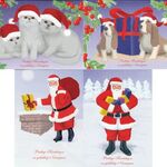 Ca. 6900x Kerst en nieuwjaarskaarten met enveloppen pakjes