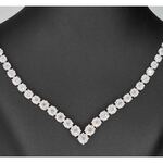 Diamanten collier met 850 briljant geslepen diamanten 8.00 carat