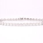 Witgouden tennisarmband met 5.00 carat diamanten SET 1