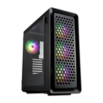 FSP Fortron CUT593A Midi Tower Gaming Case Zwart 4 voorgeïnstalleerde