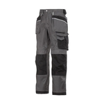 Snickers 3214 Canvas+ Werkbroek met Holsterzakken  Grijs/Grijs Kleding