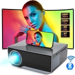 Mini Beamerwifi Bluetooth Tragbarer Beamer Native 1080P Full HD Wirele