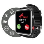 CPR Guardian 3 SOS persoonlijk Alarmhorloge met valdetectie en GPS-tra
