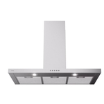 Etna  AB691RVS  Slimline schouwkap  90 cm  RVS