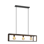Eglo Eldrick Hanglamp  E27  70 cm  Zwart