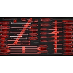 KS Tools Schroevendraaierset in schuimrubberen inzet, 33 stuks