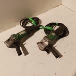 2x Haakse slijper, Hikoki, G 13SE2(S) en G 13SE3
