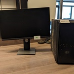 Computer met monitor Coolermaster, core i7 8th Gen