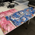 Ca. 16x Labubu broeken en T-shirts