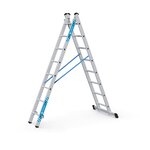 Gefelste reformladder 2-delig 2×8 sporten Zarges, Combimaster Plus X 4