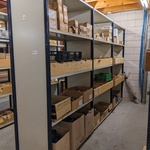 Assortiment meubelbevestigingsmateriaal o.a. Hettich, in 7,20 meter st