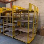 6x Magazijnwagen