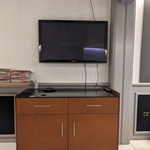 Koffiemachinemeubel met televisie