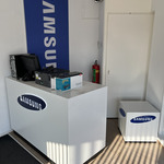 Winkelbalie  Samsung, wit