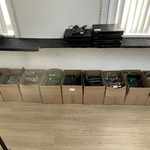 9x doos met printplaten/moederborden