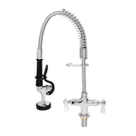 Vogue Single Pedestal Mini Pre Rinsers Zwart