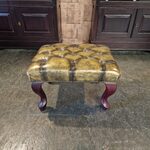 Hocker Chesterfield, King, goud