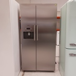 Amerikaanse koelkast, Siemens, A++, Grijs / Chroom