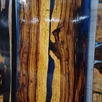 Epoxy suar/walnut wood tafel binnen/buiten incl. x poten(2), SanderZ,