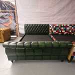 Bed Chesterfield, Lester, groen