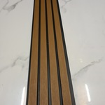 Ca. 15x HKC WPC wandpaneel binnen/buiten 290×22 cm, SanderZ, TEAK, 202