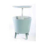 Keter Coolbar Partytafel  49.5×49.5x57cm-84.5cm  30 L  Blauw