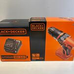Accuboormachine incl. accu en lader, Black En Decker