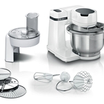 Bosch MUMS2EW01  Keukenmachine  700W  3 8L  3 Snijschijven  Wit
