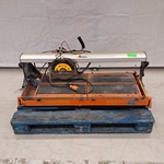 Tegeltafelzaag verstelbaar groot L=950mm/H40mm ~ Battipav, VIP 290, bo