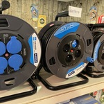 3x Kabelhaspels diverse
