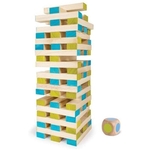 BS Toys Grote Toren Spel XXL Outdoor spel Blauw-Groen