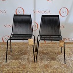 2x Design stoel  Thorup, Noel Chair D204, zwart