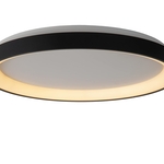 Lucide Vidal Plafondlamp 48 cm LED Dimbaar 1x38W 2700K Zwart