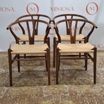 4x Design stoel  , Carl Hansen & Son, Design By Hans J. Wegner, CH24 W