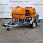 Aanhangwagen ingericht met hogedrukreiniger, Hapert/Empas, R13-02