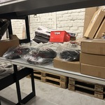 8x Fietsonderdelen en accessoires w.o. sloten