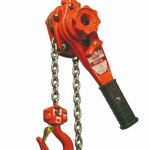 2x 53/09 800kg 1.5m rateltakel met certificaat, HADEF Professional