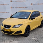 Personenauto, Seat, Ibiza 1.2 Club, geel, 2009