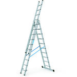 Gefelste reformladder 3-delig 3 x 10 sporten Zarges, Skymaster DX 4484